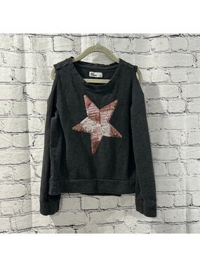 Girls Epic Threads cold shoulder sweatshirt Size S